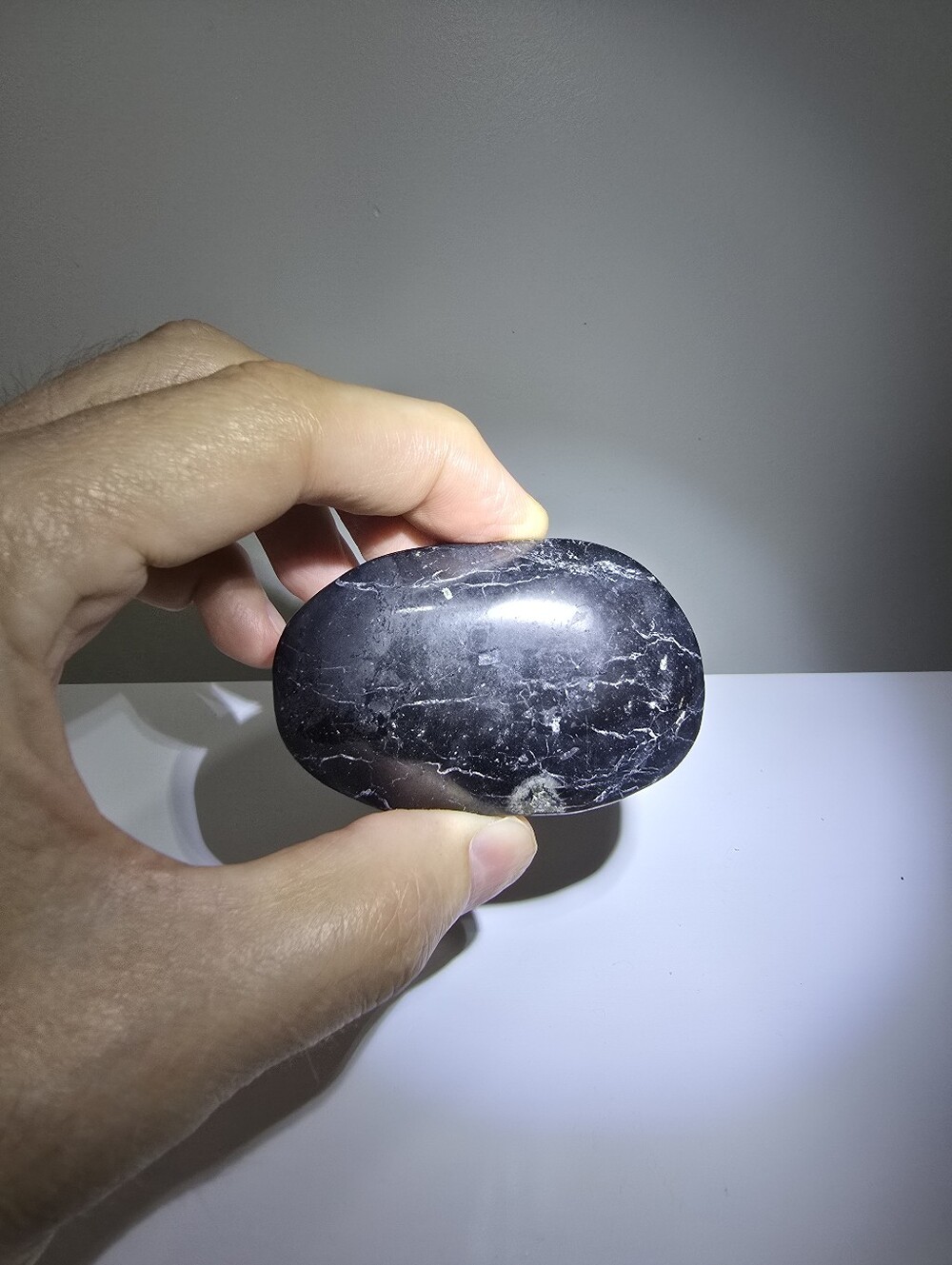 Shungite Crystal Palmstone #B